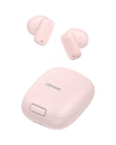 USAMS Słuchawki Bluetooth 5.3 TWS ID Series bezprzewodowe różowy/pink BHUID04 (ID25)