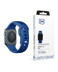 3MK Silicone Watch Strap Niebieski/Blue dla Apple Watch 38/40/41mm