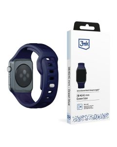 3MK Silicone Watch Strap granatowy/ocean blue dla Apple Watch 38/40/41mm