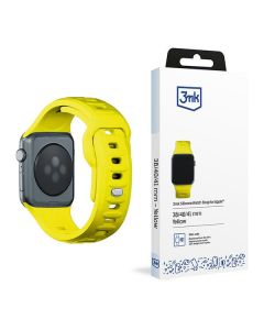 3MK Silicone Watch Strap żółty/yellow dla Apple Watch 38/40/41mm