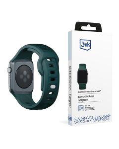 3MK Silicone Watch Strap zielony/ evergreen dla Apple Watch 42/44/45/49mm