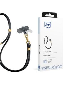 3MK EasyClip Elite Black (gold) Smycz do telefonu