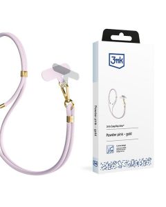 3MK EasyClip Elite Powder Pink (gold) smycz do telefonu