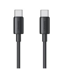 USAMS Kabel USB-C na USB-C 60W 1m Fast Charging YD Series czarny/black SJ711USB01(US-SJ711)