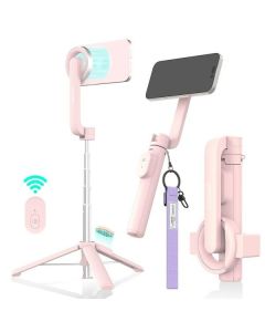 Araree Selfie Stick Bluetooth Magfie Pod różowy/pink MagSafe Tripod AR60-01727D