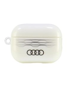 Audi IML Geometric Pattern AirPods Pro 2 cover biały/white AU-IMLAPP2-A6/D3-WE