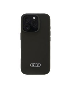 Audi Silicone Case iPhone 16 Pro 6.3" czarny/black hardcase AU-LSRIP16P-Q3/D1-BK