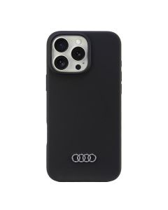 Audi Silicone Case iPhone 16 Pro Max 6.9" czarny/black hardcase AU-LSRIP16PM-Q3/D1-BK