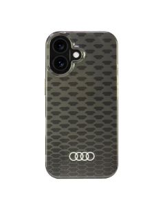 Audi IML Stitching Pattern MagSafe iPhone 16 6.1" czarny/black hardcase AU-IMLMIP16-Q5/D3-BK