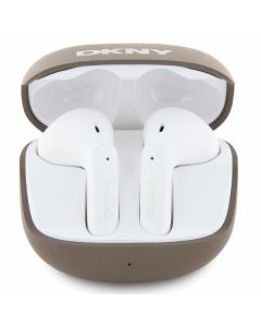 DKNY słuchawki  Bluetooth DKTWST6AEHLW brązowe/brown TWS BT Satiny Finish