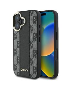 DKNY DKHMP16MPCPVSLK iPhone 16 Plus 6.7" czarny/black hardcase Checkered Pattern Magsafe