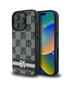 DKNY DKHCP16XPCPTSSK iPhone 16 Pro Max 6,9" czarny/black hardcase Checkered Pattern & Printed Stripes