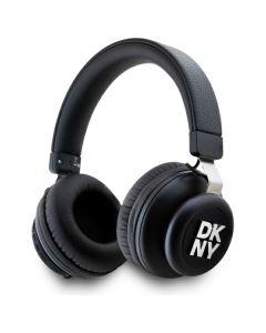 DKNY słuchawki nauszne Bluetooth  DKBHS6PUSLK czarny/black Metal Logo