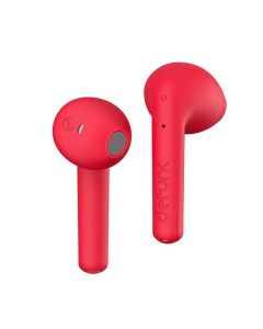 DeFunc Słuchawki Bluetooth 5.3 True Lite bezprzewodowe czerwony/red 71465