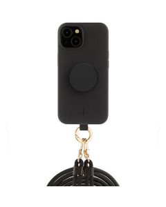 Etui JE 3in1 PopGrip iPhone 15 6.1" czarny/black 30484 (Just Elegance)