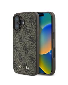 Guess GUHCP16MG4GFBR iPhone 16 Plus 6.7" brązowy/brown hardcase 4G Classic