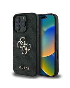 Guess GUHCP16X4GMGGR iPhone 16 Pro Max 6.9" czarny/black hardcase 4G Big Logo