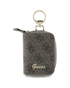 Guess Cable Pouch GUABP4DPTW Saszetka na  kabel brązowy/brown 4G Triangle