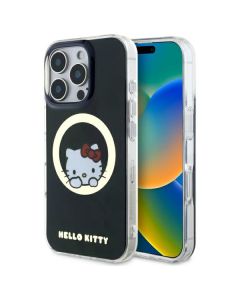 Hello Kitty HKHMP16LHSWKK iPhone 16 Pro 6,3" czarny/black hardcase IML Sweet Kitty Magsafe