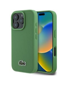 Lacoste LCHMP16XPVCN iPhone 16 Pro Max 6.9" zielony/green hardcase Iconic Petit Pique MagSafe