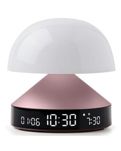 Lexon Mina Sunrise Budzik z lampką jasnoróżowy/light pink LR153MLP