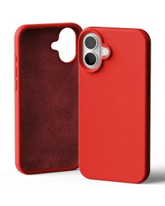 Mercury Silicone iPhone 16 Plus 6,7" czerwony/red