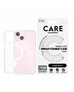 CARE by PanzerGlass Urban Combat Case iPhone 15 6,1" MagSafe biały/white 1417
