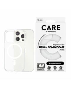 CARE by PanzerGlass Urban Combat Case iPhone 15 Pro 6,1" MagSafe biały/white 1418
