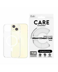 CARE by PanzerGlass Urban Combat Case iPhone 15 Plus 6,7" MagSafe biały/white 1419