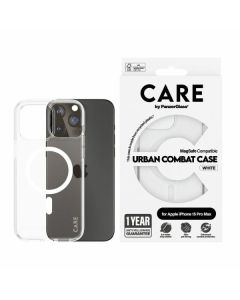 CARE by PanzerGlass Urban Combat Case iPhone 15 Pro Max 6,7" MagSafe biały/white 1420