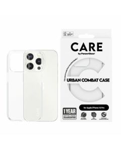 CARE by PanzerGlass Urban Combat Case iPhone 15 Pro 6,1"  przezroczysty/transparent 1422