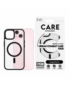 CARE by PanzerGlass Urban Combat Case iPhone 15 6,1" MagSafe czarny/black 1425