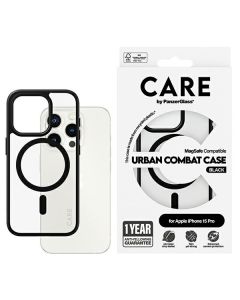 CARE by PanzerGlass Urban Combat Case iPhone 15 Pro 6,1" MagSafe czarny/black 1426