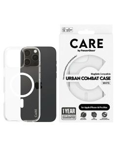 CARE by PanzerGlass Flagship Case iPhone 16 Pro Max 6,9" biały/white MagSafe 1340