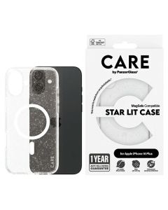 CARE by PanzerGlass Flagship Star Lit Case iPhone 16 Plus 6,7" biały/white MagSafe 1343