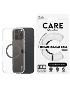 CARE by PanzerGlass Flagship Case iPhone 16 Pro Max 6,9" czarny/black MagSafe 1348