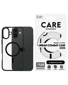 CARE by PanzerGlass Flagship Urban Case iPhone 16 Plus 6,7" czarny/black MagSafe 1359