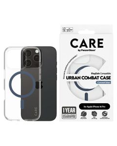 CARE by PanzerGlass Flagship Case iPhone 16 Pro 6,3" niebieski/blue MagSafe 1366