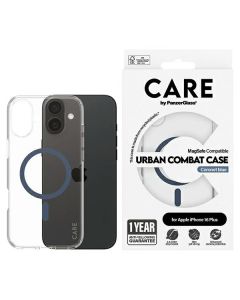 CARE by PanzerGlass Flagship Case iPhone 16 Plus 6,7" niebieski/blue MagSafe 1367