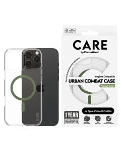 CARE by PanzerGlass Flagship Case iPhone 16 Pro Max 6,9" zielony/green MagSafe 1372