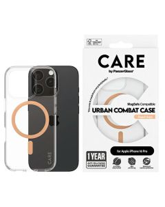 CARE by PanzerGlass Flagship Case iPhone 16 Pro 6,3" brzoskwiniowy/peachy MagSafe 1374