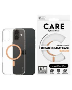 CARE by PanzerGlass Flagship Case iPhone 16 Plus 6,7" brzoskwiniowy/peachy MagSafe 1375