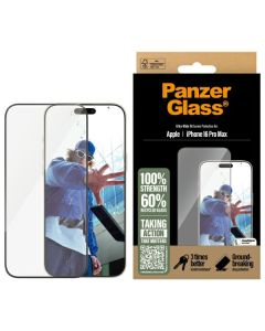 PanzerGlass Screen Protector iPhone 16 Pro Max 6.9" Ultra-Wide Fit 2864