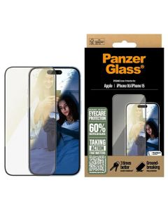 PanzerGlass EyeCare Screen Protector iPhone 16 / 15  6.1" Ultra-Wide Fit 2865