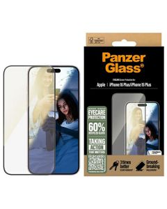 PanzerGlass EyeCare Screen Protector iPhone 16 Plus / 15 Plus 6.7" Ultra-Wide Fit 2867