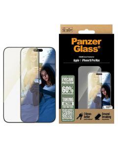 PanzerGlass EyeCare Screen Protector iPhone 16 Pro Max 6.9" Ultra-Wide Fit 2868