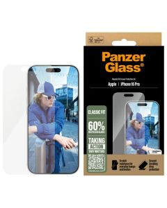 PanzerGlass Screen Protector iPhone 16 Pro 6.3" Classic Fit 2874