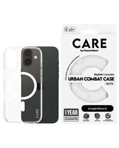 CARE by PanzerGlass Flagship Case iPhone 16 6,1" biały/white MagSafe 1337