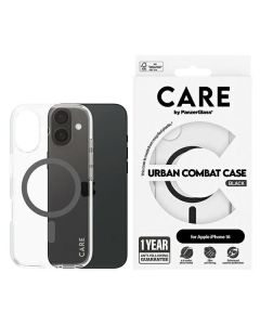 CARE by PanzerGlass Flagship Case iPhone 16 6.1" czarny/black MagSafe 1345