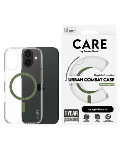 CARE by PanzerGlass Flagship Case iPhone 16 6.1" zielony/green MagSafe 1369